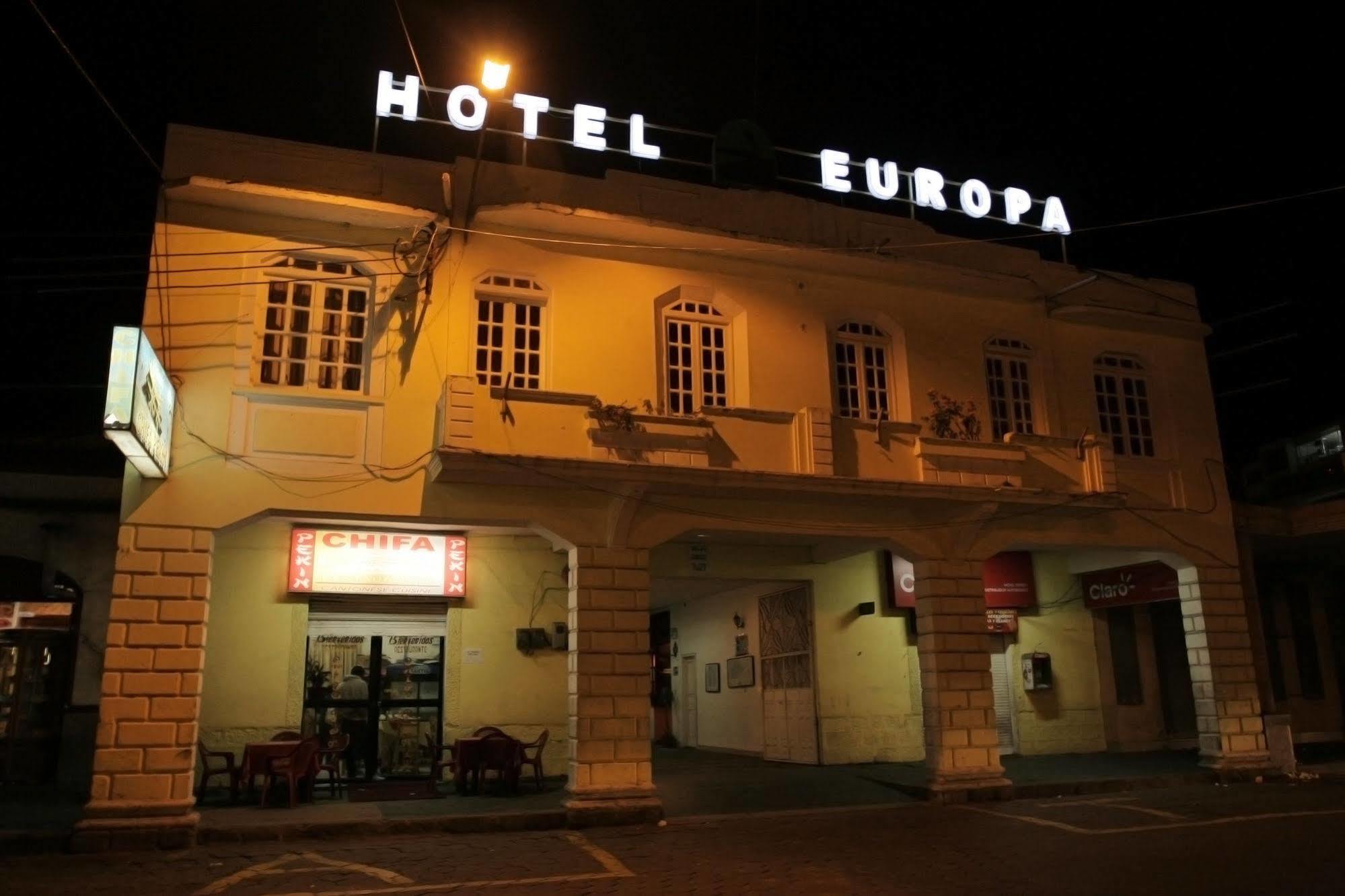 Hotel Europa Alausí Exteriér fotografie